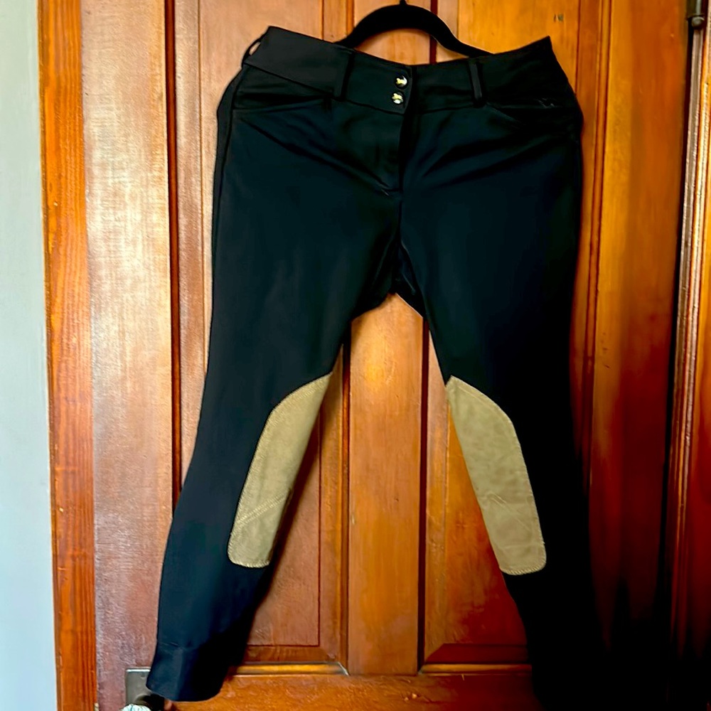 RJ Classics Gulf Knee Patch Breeches. Size 28. Color Black